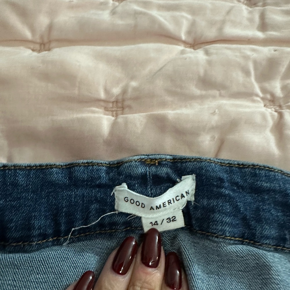 Good American Dark Blue Ankle Jeans - Picture 4 of 4